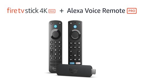 Amazon Fire TV Stick 4K Max (Newest gen), supports Wi-Fi 6E, Ambient Experience