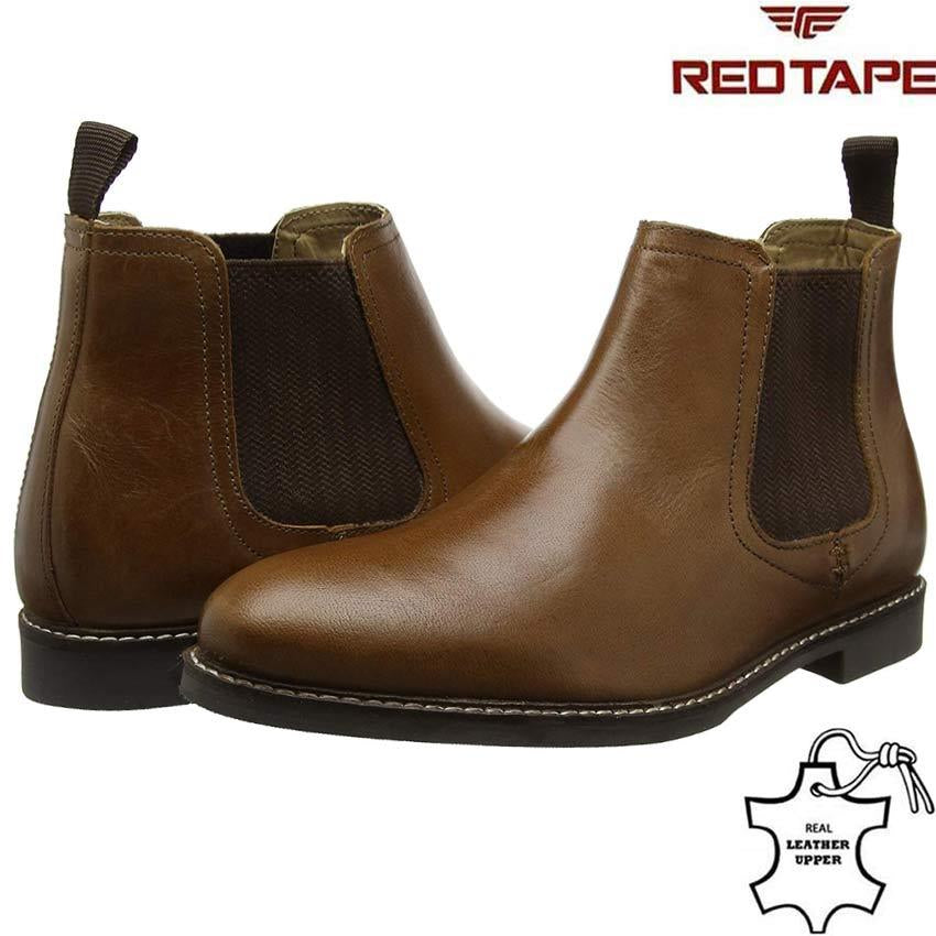 Mens Leather Chelsea Boots Work Ankle Biker Smart Formal Boots Office Shoes Size