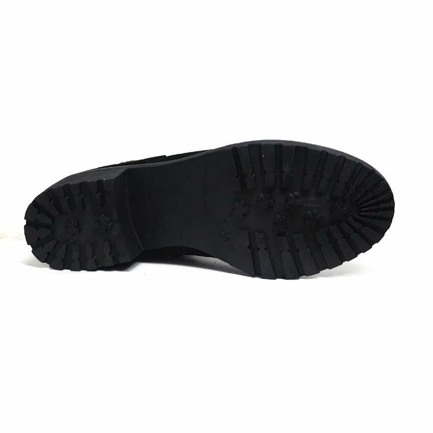 Womens Ladies Chunky Block High Heel Shoes Platform Ankle Chelsea Boots Shoes