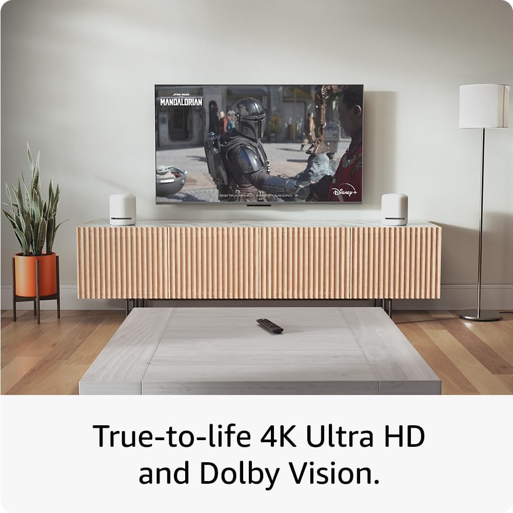 Amazon Fire TV Stick 4K Max (Newest gen), supports Wi-Fi 6E, Ambient Experience