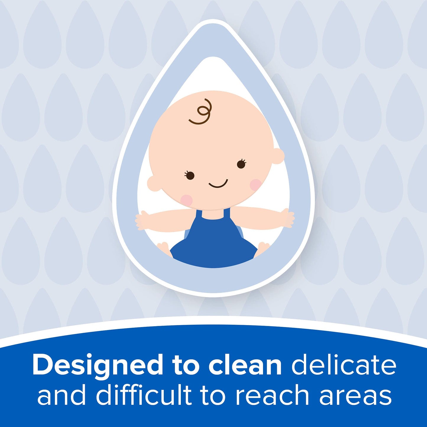 Johnson's Baby Cotton Buds (1 x Pack of 200) Soft & Gentle Ear Buds for Delicate Skin, Made of 100% Pure Cotton and Paper Sticks, Plastic-Free to Clean Delicate Areas, around Eyes and Outer Ear