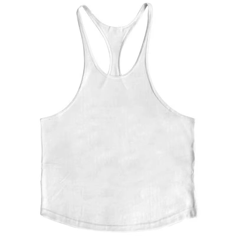 Brand Vest Mens Sleeveless Shirt Bodybuilding Stringer Tank Top Fitness Singlets Solid Sportwear Undershirt Plain Gym Clothing