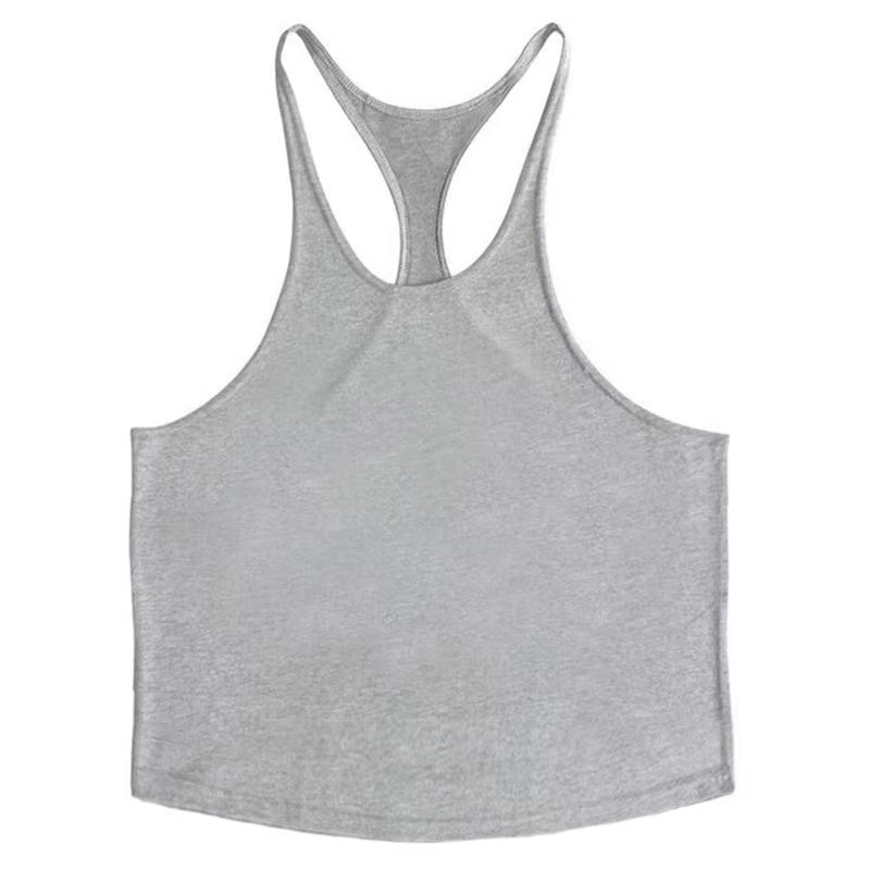 Brand Vest Mens Sleeveless Shirt Bodybuilding Stringer Tank Top Fitness Singlets Solid Sportwear Undershirt Plain Gym Clothing